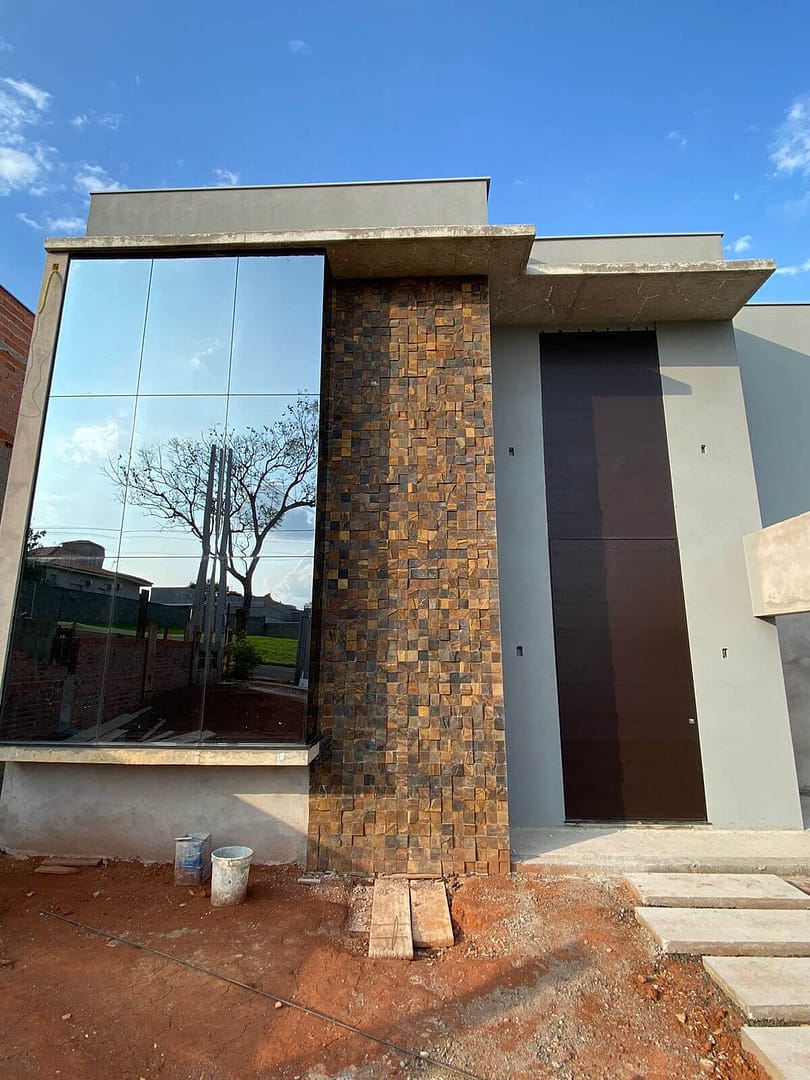 Projeto com esquadrias de alumínio personalizadas em Piracicaba - Esquadri Gold's.