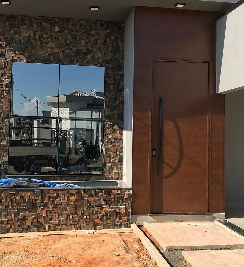 Projeto com esquadrias de alumínio personalizadas em Piracicaba - Esquadri Gold's.